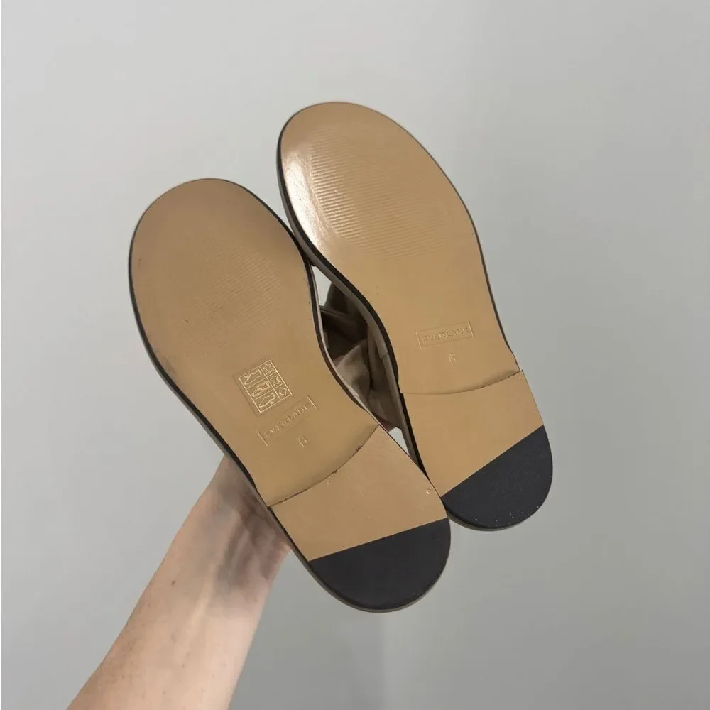 EVERLANE The Day Twist Sandal in warm khaki